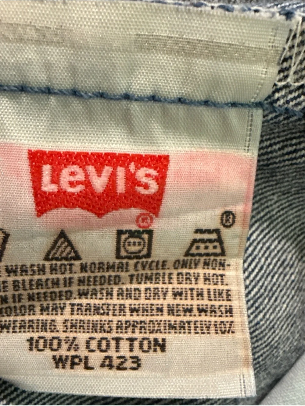 Vintage Levis 501xx Jeans Mens 42X30Blue Denim 501-0000 Button Fly